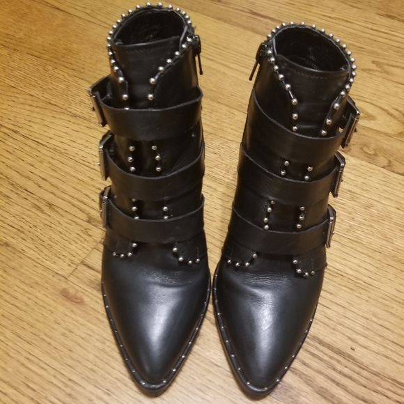 Steve Madden black beads booties - Picture 3 of 8